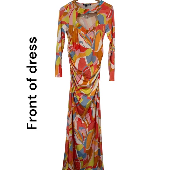 Boston Proper "Into the Sun" Embellished Maxi Dress – Size S – NWOT - Picture 2 of 9